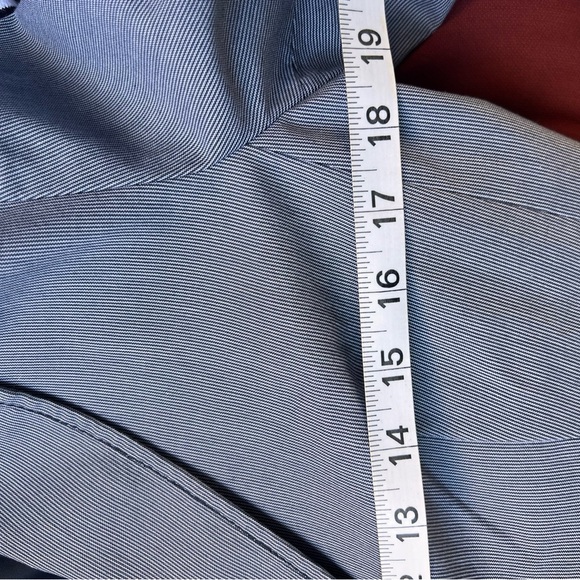 Espirt Seersucker Blue Blazer Jacket Size 8 - Picture 7 of 7